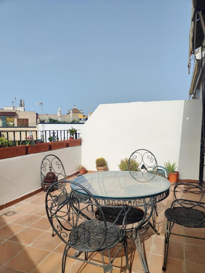 Lovely 1-Bedroom Loft With Terrace. Amazing View. Sevilla Exteriör bild